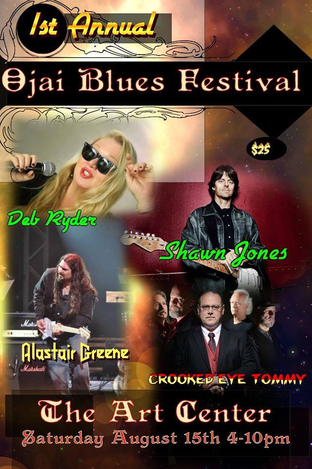 Crooked Eye Tommy plays OJAI BLUES FESTIVAL - Aug 15th