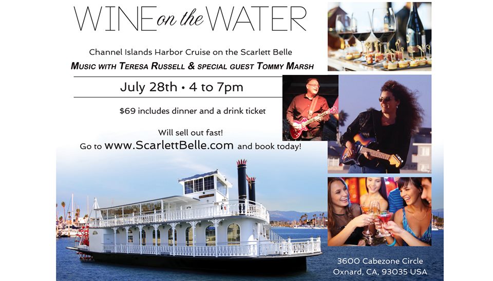 Theresa Russell and Tommy Marsh at Wine on the Water - 7/28