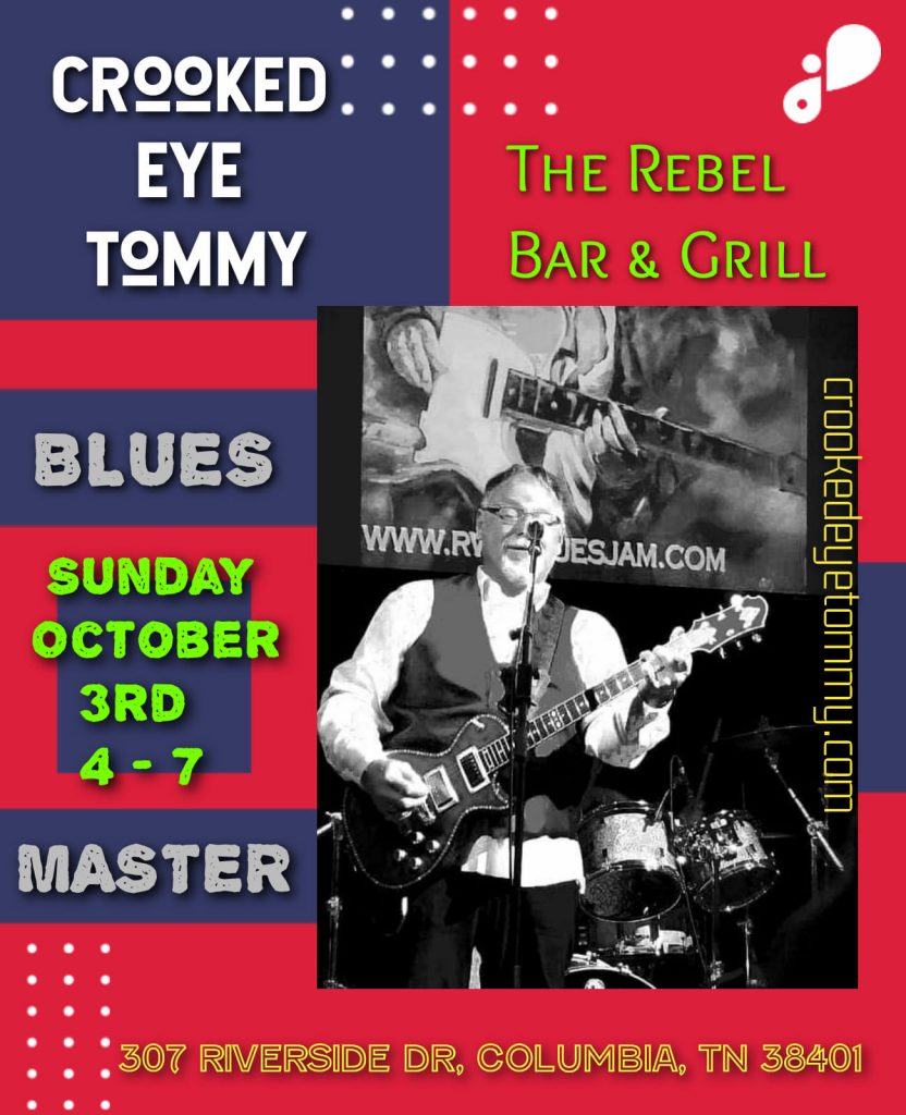 Crooked Eye Tommy LIVE @ The Rebel Bar & Grill - 10/3
